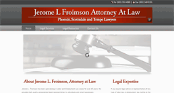 Desktop Screenshot of phoenixemploymentlawarizona.com